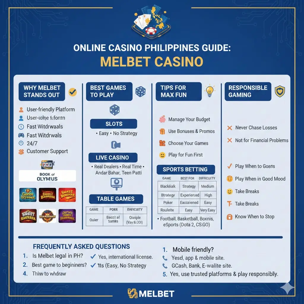 Melbet Casino Stands Out in the Online Casino Philippines