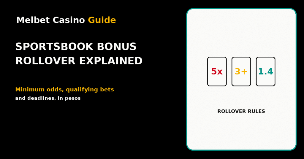 Sportsbook bonus rollover explained: minimum odds, qualifying bets and deadlines