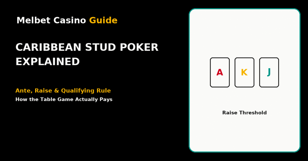 Caribbean Stud Poker explained on Melbet Casino