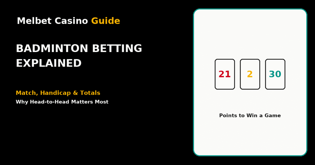 Badminton betting explained on Melbet Casino